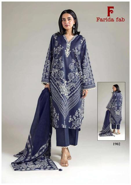 Farida fab firdaus queen vol 19 wholesale dress materials in sowcarpet
